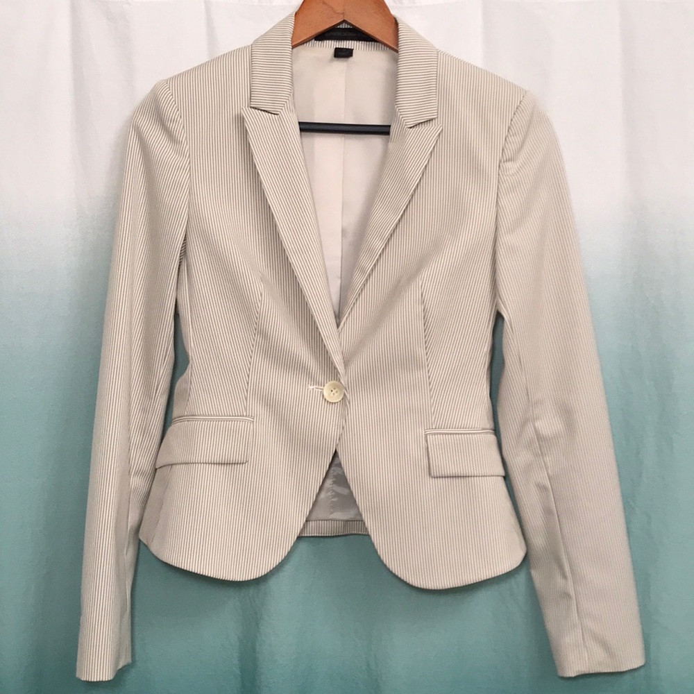 Express Design Studio-size 2, striped blazer